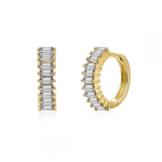 Gold Chloe Hoops